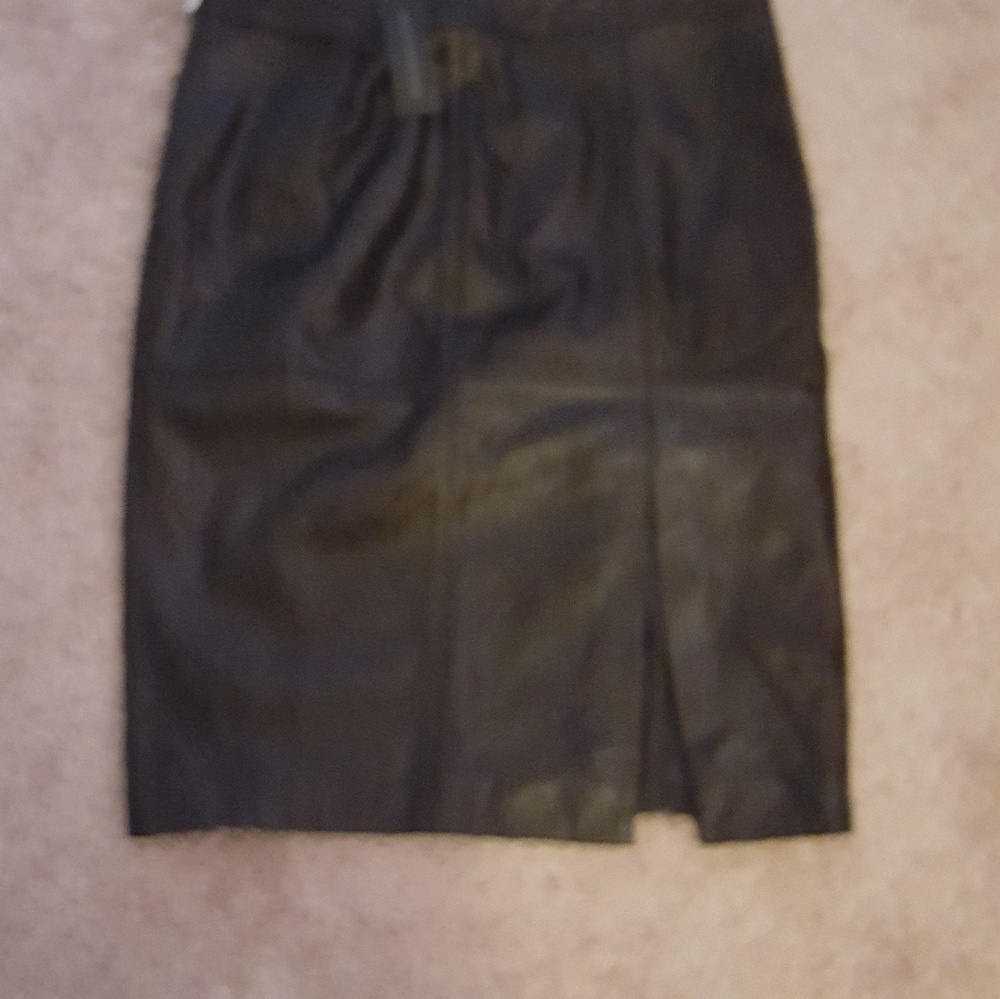 Leather skirt